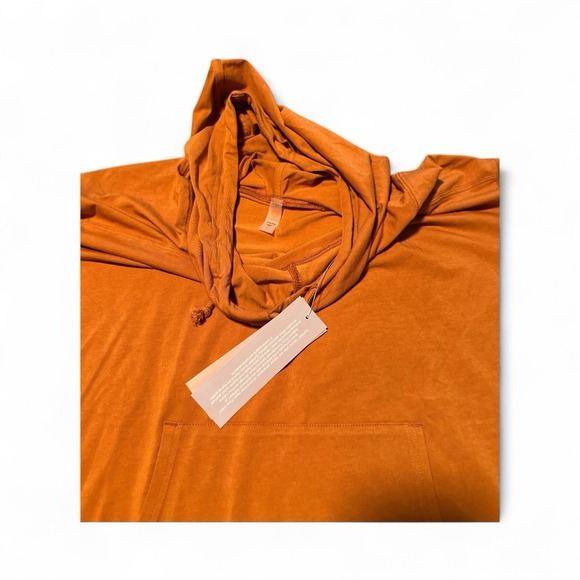 Mono B Hoodie Size Med Women Long Sleeve Gold Atleisure Sporty NWT - Picture 4 of 6